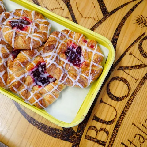 Cranberry-filled Danish on the Buono’s board